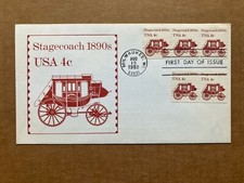 1982 4c Stagecoach 1890s 1898A Andrews Cachet First Day Cover LE 121/1500