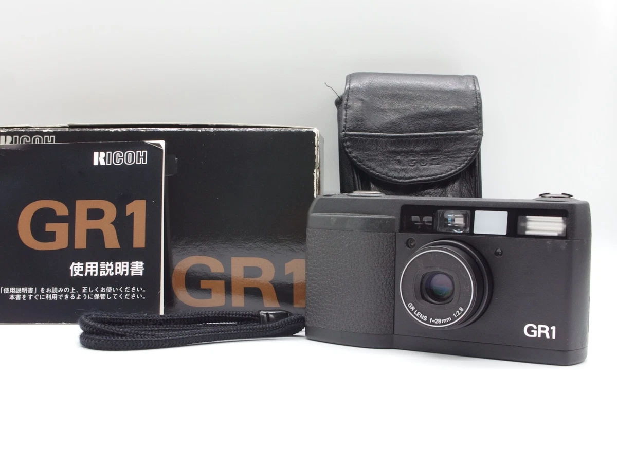 READ [EXC+5 IN BOX] Ricoh GR1 BLACK Point & Shoot 35mm Film