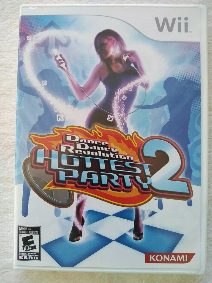批量 2 个 WII 游戏:Think Smart Family & DDR Hottest Party 2 — 第 3/4 张图片