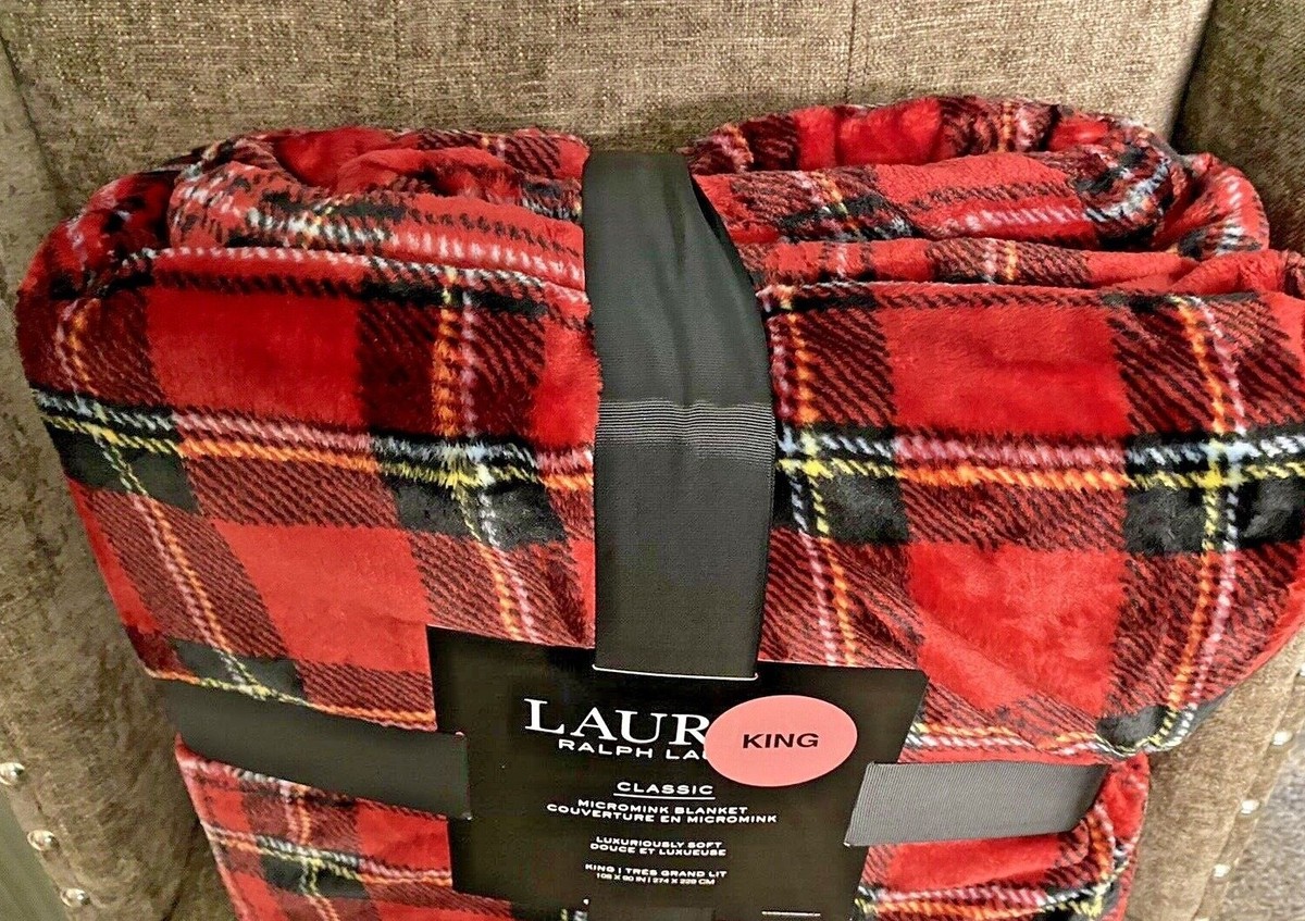 Ralph Lauren タオルケット レッドチェック140x200cm Ralph Lauren タオルケット レッドチェック140x200cm Ralph