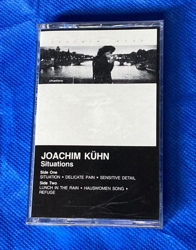 JOACHIM KUHN "Situations" RARE SEALED PROMO CASSETTE TAPE ©1988 Jazz Piano
