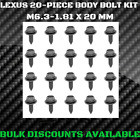 <!--F#f_0-->2004-2006 Lexus RX330 Firewall Splash Shield Bumper BODY BOLTS Screws M6.3-1.81 <!--F/-->