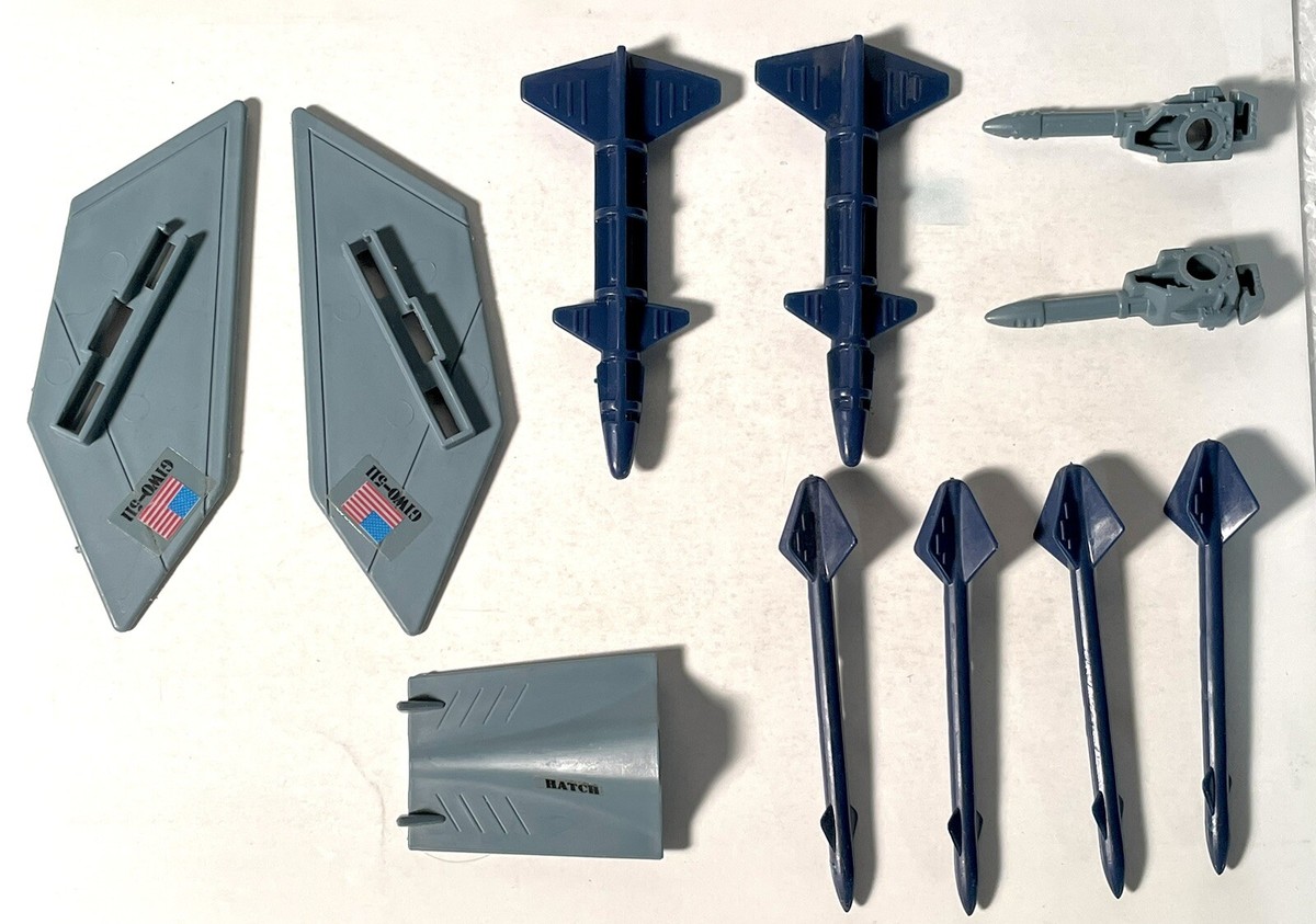 jiyong☆88 GI Joe 1988 Skystorm X-Wing Chopper Complete Vintage Vehicle (Read