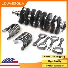Engine Crankshaft & 4x Con Rods & Bearings Set For Mercedes-Benz M270 M274 2.0L