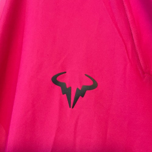 Nike Wind Breaker Tennis Jacket Mens Size 2XL Pink Full Zip Dri Fit - Picture 6 of 16