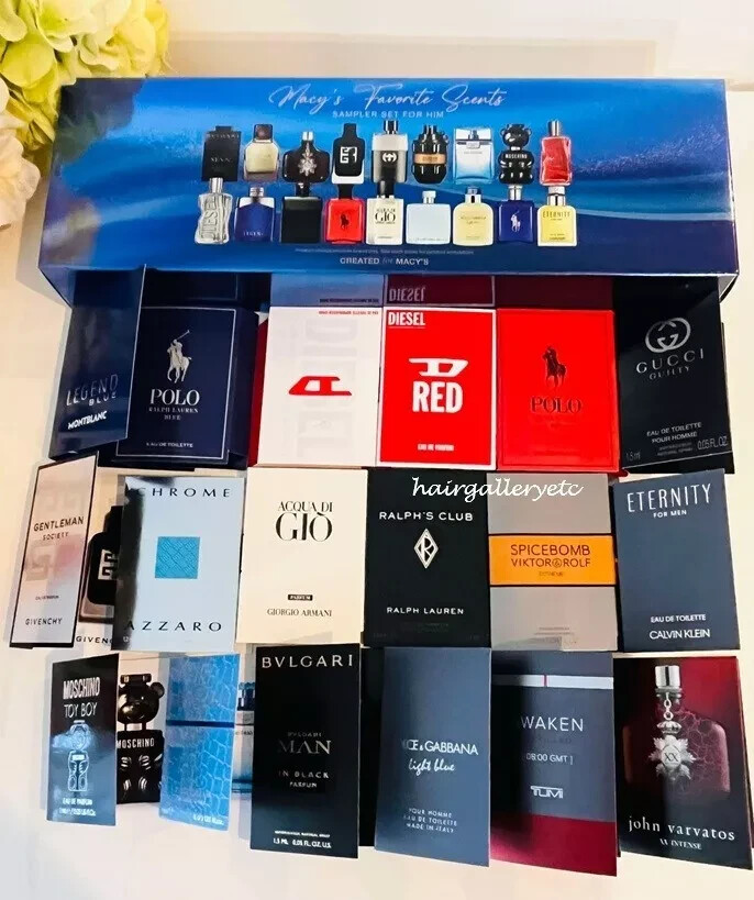 Macy's Men Fragrance Sampler Discovery Favorite Set For Him