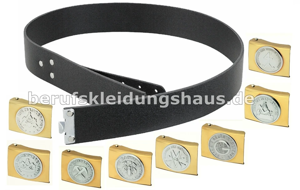 FHB Koppel mit Schloß Gürtel Zunfzkoppel Zunftzubehör gold/silber