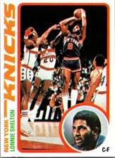 1978 Topps Lonnie Shelton  66 New York Knicks