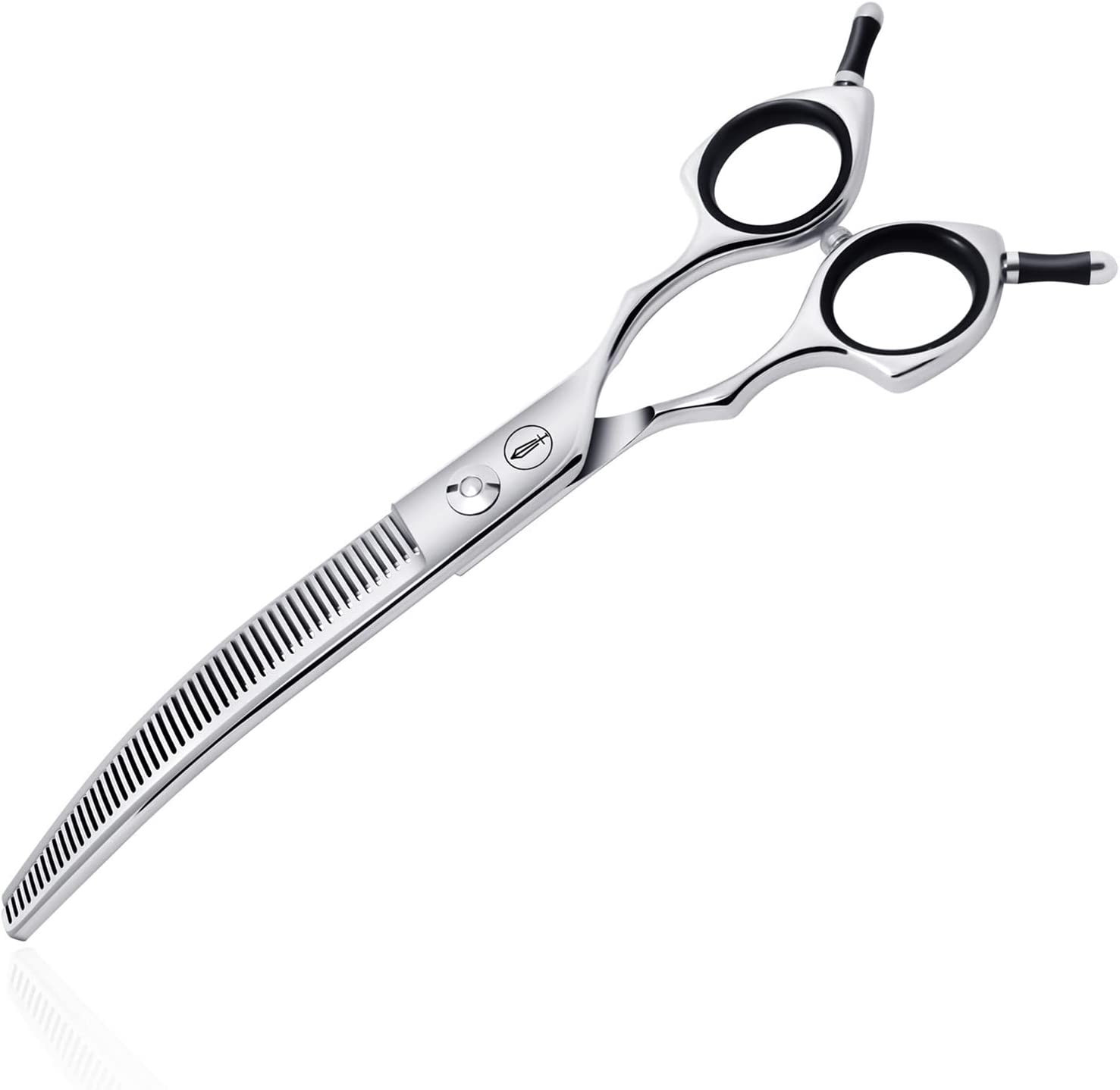 Curved Thinning Shears for Dogs,Curved Dog Thinning Shears for Grooming,Cat Curv