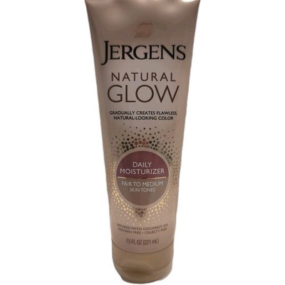  Jergens Natural Glow Daily Moisturizer Fair to Medium 7.5 Oz 