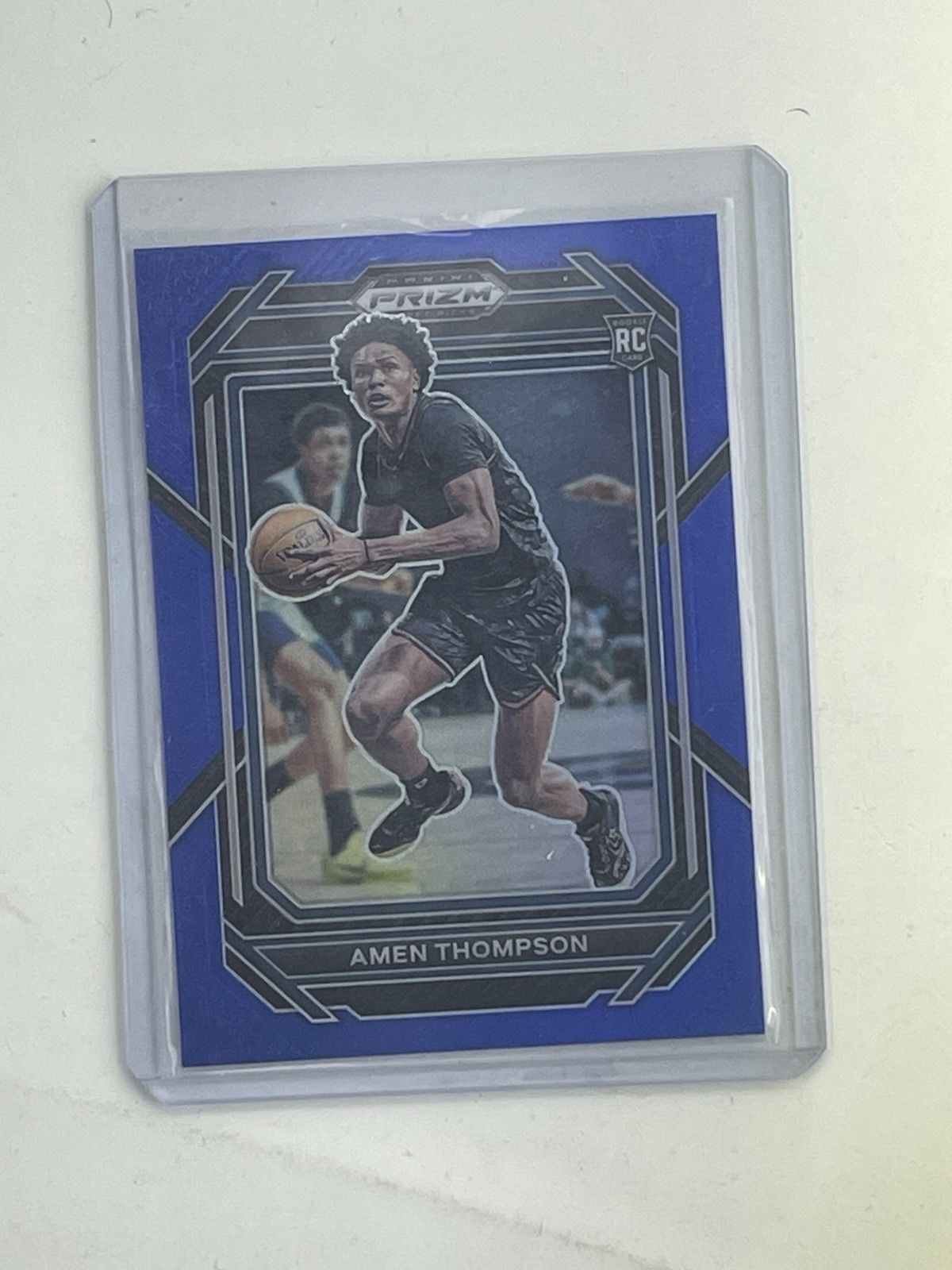 2023 Panini Prizm Draft Picks Amen Thompson Blue Rookie/ 199