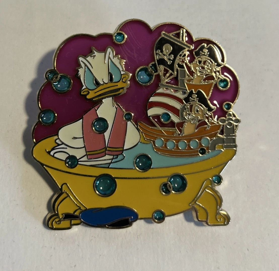 Disney Pin 77177 Chip Dale Donald Duck Pirates Bubbles Bath Time Fun Le 250