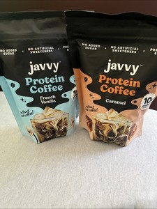 (2) Variety Javvy Vanilla & Caramel Protein & Instant Iced Coffees ☕️