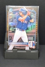 2025 Bowman Jesus Lopez 1st Chrome Reptilian Refractor #BCP-88 Rangers