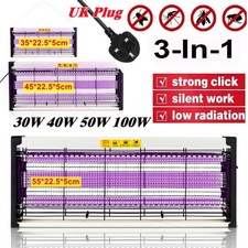 INDUSTRIAL 100W 50W 40W 30W 20W ELECTRICAL INSECT BUG FLYMOSQUITO KILLER UK PLUG