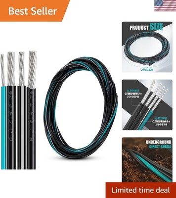 High-Performance 2-2-4-6 Aluminum Mobile Home Wire - 600V Direct Burial Solution