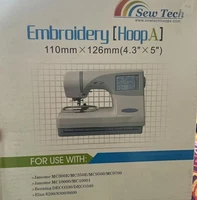 Embroidery Hoop A (“4.3”x5”) Janome & Template MC300E,MC350E,MC9500,MC100001