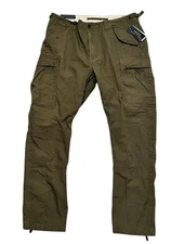Polo Ralph Lauren Utility Surplus Cargo Pants Slim Fit Green Men’s 38x32 NWT