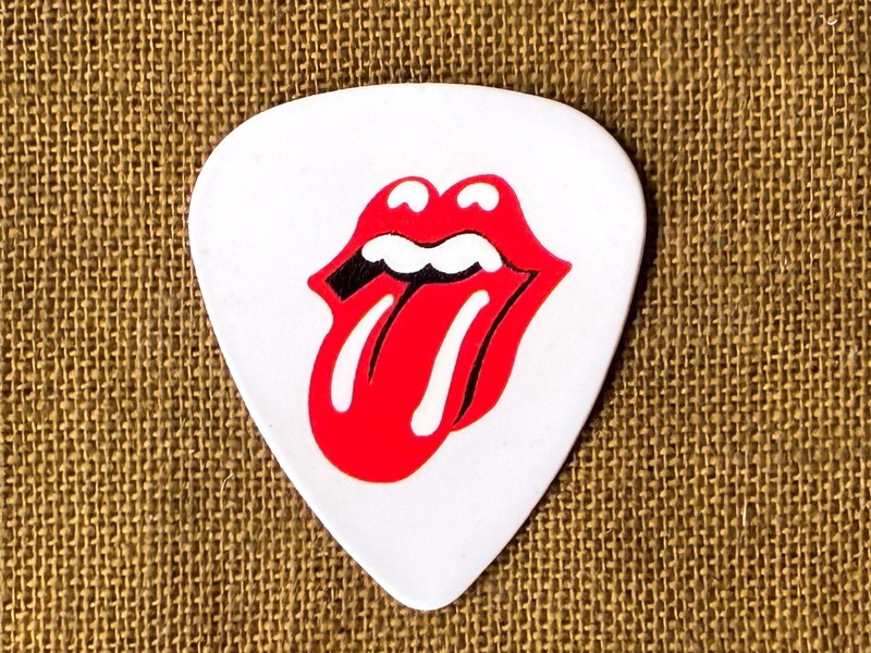 RARE ROLLING STONES GUITAR PICK IN EXCELLENT SHAPE