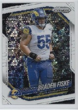 2025 Panini Prizm White Disco Prizm Braden Fiske #144 1sl4