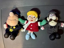 1999 CVS Stuffins Plush Lot - Frosty The Snowman - Karen, Hinkle & Cop