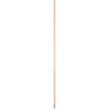 60"" Metal-Tip Threaded End Hardwood Broom Handle - BWK136 United Stationers