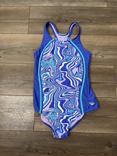 Speedo Girls One Pc Swimsuit Size XL 16