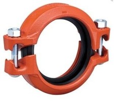 Victaulic C024107PE0 Rigid Coupling 2-1/2" Ductile Iron 750 PSI Orange Enamel