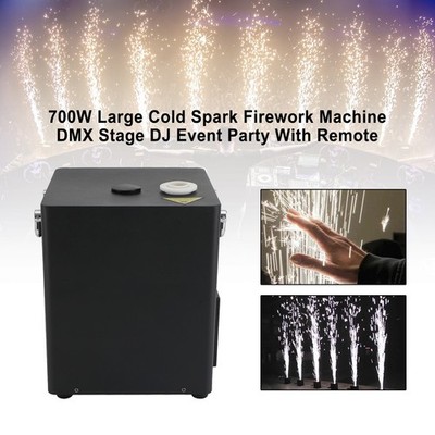 700W Large Cold Spark Firework Machine DMX Stage DJ Event Party With Remote #4