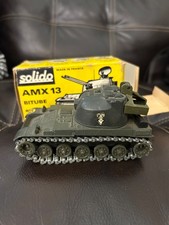 Solido Military Model 223 AMX 13 Anti-Aircraft Tank, with Original Box VINTAGE