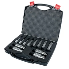 Evolution 12pc 1 in. Depth Annular HSS Mag Drill Cutter Set 7/16 To 1-1/8 Inch W