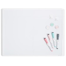 Dry Erase Whiteboard 17 x 23 Inches with Markers and Plastic Frame Value Pack