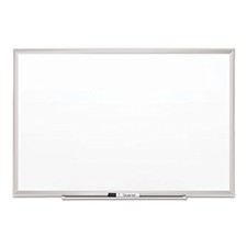Quartet Magnetic Porcelain Whiteboard, 2' x 3' QRT2543 - WHITE/SILVER