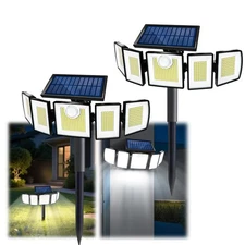 Solar Lights Outdoor Waterproof Motion Sensor - 416 LEDs 3000 Lumens Super Br...