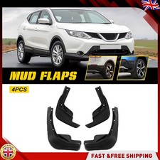 Mud Flaps Splash Guard For Nissan Qashqai J11 2014-2020 Set 9091902258 ABS Black