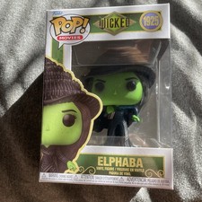 Wicked For Good Funko POP Movies Elphaba #1925 Glitter Version small tear in box
