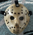 Friday the 13th Jason Looking Halloween Cosplay Adult Tan/Gold Color Hockey Mask