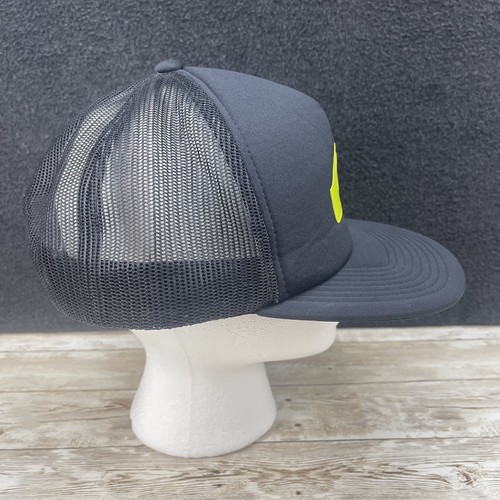 QuickSilver Mütze Snapback neongrün schwarz Mesh Trucker Baseball Cap Surfen - Bild 3 von 9