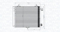 Magneti Marelli Kondensator Klimaanlage 350203818000 FüR Opel Crossland P17 P2QO