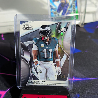 Topps Chrome Black A.J. Brown Philadelphia Eagles #11 Serial Numbered /299