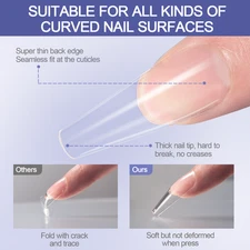 Gel X Nail Tips – Soft Gel Extensions for DIY Salon Nails | coffin