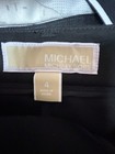 Michael Kors Women's Size 4 Two Front Zipper Black w/ Gold Apply Legging Pants — photo 4