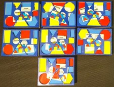 Invicta Learning by Logic Games Attribute Sorting Shape Recognition - 6 Sets