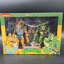 NECA TMNT Zarax & Zork Action Figure 2 Pack 2020 Viacom New In Box ships fast