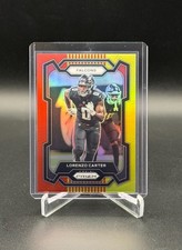 2023 Panini Prizm Lorenzo Carter Red Yellow Prizm #16 /44 Falcons