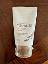 BCL TSURURI GHASSOUL PASTE 120g facial wash pore andes salt scrub - brand new