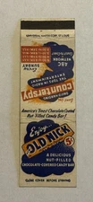 David Harding Counterspy Old Nick Candy Vintage Matchbook Cover 429
