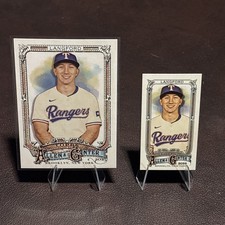 2025 Allen/Ginter Baseball #106  Wyatt Langford Base AND MINI Mitchell/Ness back