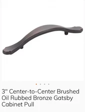 Hardware Resources - cabinet handles - brushed oil rubbed bronze