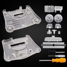 N64 Full Replacement Console Shell Housing Translucent Clear Nintendo 64